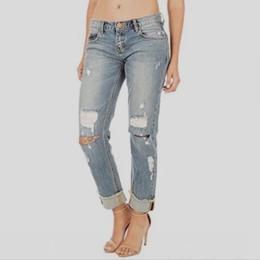 One X One Teaspoon Blue Buoy Awesome Baggies Jeans. Size: 27.